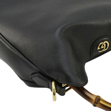 Load image into Gallery viewer, GUCCI Diana Medium Leather Top Handle Shoulder Bag Black 746124