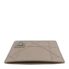 Load image into Gallery viewer, CHRISTIAN DIOR Diorama Cannage Leather Card Holder Light Beige