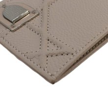 Load image into Gallery viewer, CHRISTIAN DIOR Diorama Cannage Leather Card Holder Light Beige