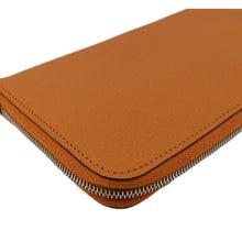 Load image into Gallery viewer, HERMES Classique Epsom Leather Long Zippy Wallet Orange