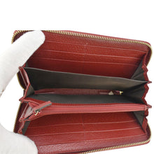 Load image into Gallery viewer, GUCCI Tian Print GG Canvas Zip Around Wallet Beige 424893