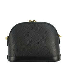 Load image into Gallery viewer, LOUIS VUITTON Alma BB Epi Leather Satchel Bag Black