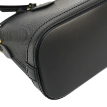 Load image into Gallery viewer, LOUIS VUITTON Alma BB Epi Leather Satchel Bag Black