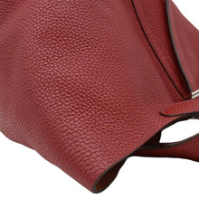Load image into Gallery viewer, HERMES Picotin Lock 22 Taurillon Clemence Leather Hobo Bag Red