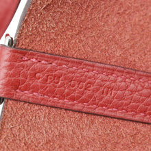 Load image into Gallery viewer, HERMES Picotin Lock 22 Taurillon Clemence Leather Hobo Bag Red