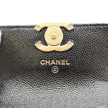 Load image into Gallery viewer, CHANEL Sweetheart CC Chain Quilted Caviar Leather Belt Bag Black
