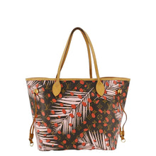 Load image into Gallery viewer, LOUIS VUITTON Neverfull MM Jungle Dots Monogram Canvas Shoulder Bag Brown