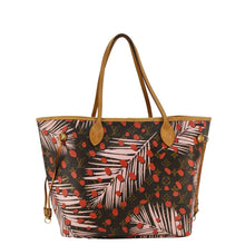Load image into Gallery viewer, LOUIS VUITTON Neverfull MM Jungle Dots Monogram Canvas Shoulder Bag Brown