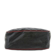 Load image into Gallery viewer, GUCCI GG Marmont Diagonal Leather Bamboo Top Handle Crossbody Bag Black 602270