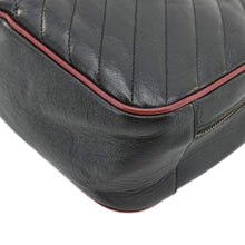 Load image into Gallery viewer, GUCCI GG Marmont Diagonal Leather Bamboo Top Handle Crossbody Bag Black 602270