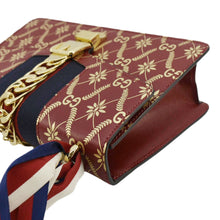 Load image into Gallery viewer, GUCCI Sylvie Small Printed Leather Satchel Bag Red 524405