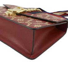 Load image into Gallery viewer, GUCCI Sylvie Small Printed Leather Satchel Bag Red 524405