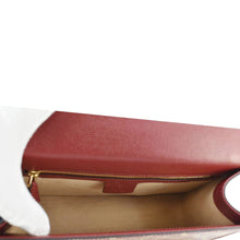 Load image into Gallery viewer, GUCCI Sylvie Small Printed Leather Satchel Bag Red 524405