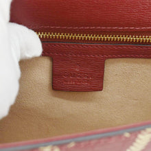 Load image into Gallery viewer, GUCCI Sylvie Small Printed Leather Satchel Bag Red 524405