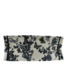 Load image into Gallery viewer, CHRISTIAN DIOR Book Butterfly Embroidered Canvas Tote Bag White