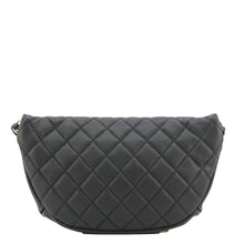 Load image into Gallery viewer, CHANEL Affinity Quilted Caviar Leather Waist Belt Bag Black