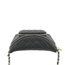 Load image into Gallery viewer, CHANEL Affinity Quilted Caviar Leather Waist Belt Bag Black