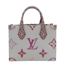Load image into Gallery viewer, LOUIS VUITTON Onthego PM By The Pool Giant Monogram Canvas Tote Bag Pink