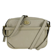Load image into Gallery viewer, GUCCI GG Star Leather Crossbody Bag Off White 675776
