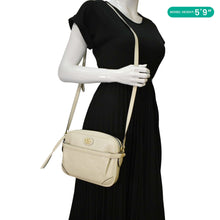 Load image into Gallery viewer, GUCCI GG Star Leather Crossbody Bag Off White 675776