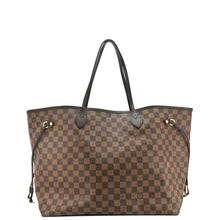 Load image into Gallery viewer, LOUIS VUITTON Neverfull GM Damier Ebene Tote Shoulder Bag Brown