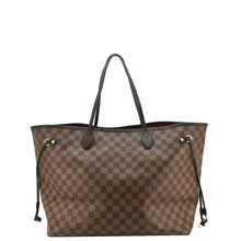Load image into Gallery viewer, LOUIS VUITTON Neverfull GM Damier Ebene Tote Shoulder Bag Brown
