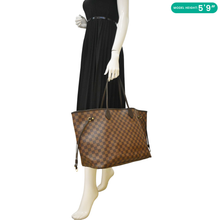 Load image into Gallery viewer, LOUIS VUITTON Neverfull GM Damier Ebene Tote Shoulder Bag Brown