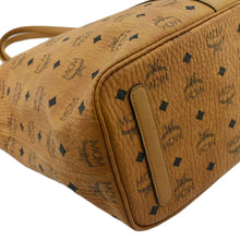 Load image into Gallery viewer, MCM Reversible Liz Medium Visetos Canvas Shopper Tote Bag Cognac