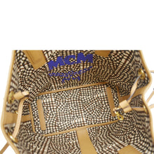 Load image into Gallery viewer, MCM Reversible Liz Medium Visetos Canvas Shopper Tote Bag Cognac