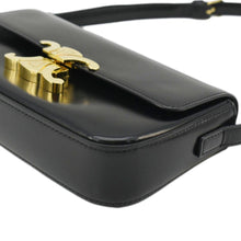Load image into Gallery viewer, CELINE Triomphe Calfskin Leather Shoulder Bag Black