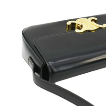 Load image into Gallery viewer, CELINE Triomphe Calfskin Leather Shoulder Bag Black