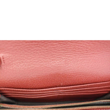 Load image into Gallery viewer, GUCCI Web Queen Margaret Mini GG Supreme Canvas Chain Wallet Beige 476079
