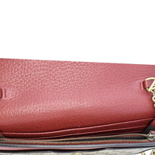 Load image into Gallery viewer, GUCCI Web Queen Margaret Mini GG Supreme Canvas Chain Wallet Beige 476079
