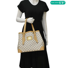 Load image into Gallery viewer, LOUIS VUITTON  Hampstead MM Damier Azur Shoulder Bag White