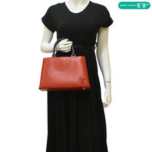 Load image into Gallery viewer, LOUIS VUITTON Kleber PM Epi Leather Shoulder Bag Red