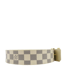 Load image into Gallery viewer, LOUIS VUITTON Damier Azur LV Initiales Belt White