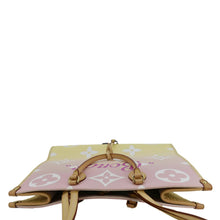 Load image into Gallery viewer, LOUIS VUITTON Onthego GM By The Pool Raffia Canvas Tote Bag Multicolor