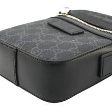 Load image into Gallery viewer, GUCCI GG Supreme Canvas Web Messenger Bag Black 598103