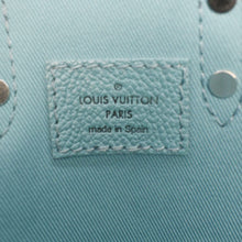 Load image into Gallery viewer, LOUIS VUITTON Sac Plat XS Damier Checkerboard Leather Crossbody Bag Turquoise