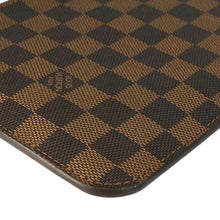 Load image into Gallery viewer, LOUIS VUITTON Neverfull Pochette Damier Ebene Wristlet Pouch Rose Ballerine