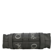 Load image into Gallery viewer, CHLOE Woody Small Nylon Tote Bag Black