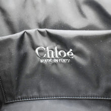 Load image into Gallery viewer, CHLOE Woody Small Nylon Tote Bag Black