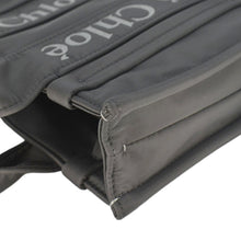 Load image into Gallery viewer, CHLOE Woody Small Nylon Tote Bag Black