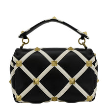 Load image into Gallery viewer, VALENTINO Garavani Roman Stud Leather Crossbody Bag Black
