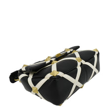 Load image into Gallery viewer, VALENTINO Garavani Roman Stud Leather Crossbody Bag Black