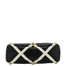 Load image into Gallery viewer, VALENTINO Garavani Roman Stud Leather Crossbody Bag Black