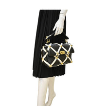 Load image into Gallery viewer, VALENTINO Garavani Roman Stud Leather Crossbody Bag Black