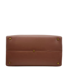 Load image into Gallery viewer, VALENTINO GARAVANI One Stud Large Nappa leather Tote Bag Chestnut Brown