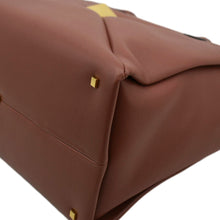 Load image into Gallery viewer, VALENTINO GARAVANI One Stud Large Nappa leather Tote Bag Chestnut Brown