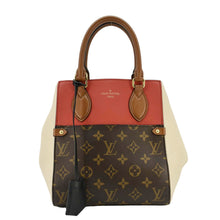 Load image into Gallery viewer, LOUIS VUITTON Fold MM Monogram Canvas Tote Bag Red